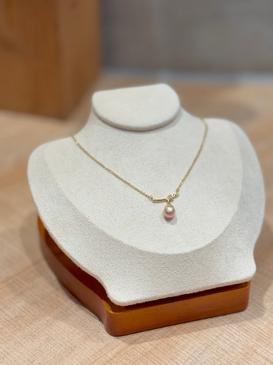 紫珍珠樹枝頸鏈