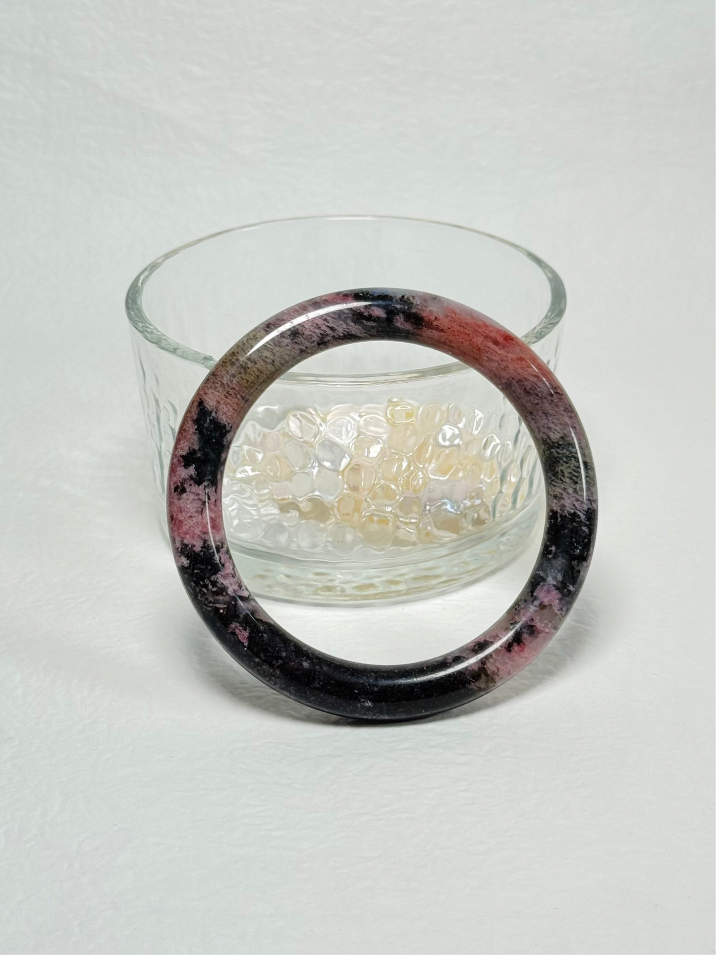 【夜櫻】薔薇石手鈪 手鐲(58+圈口)