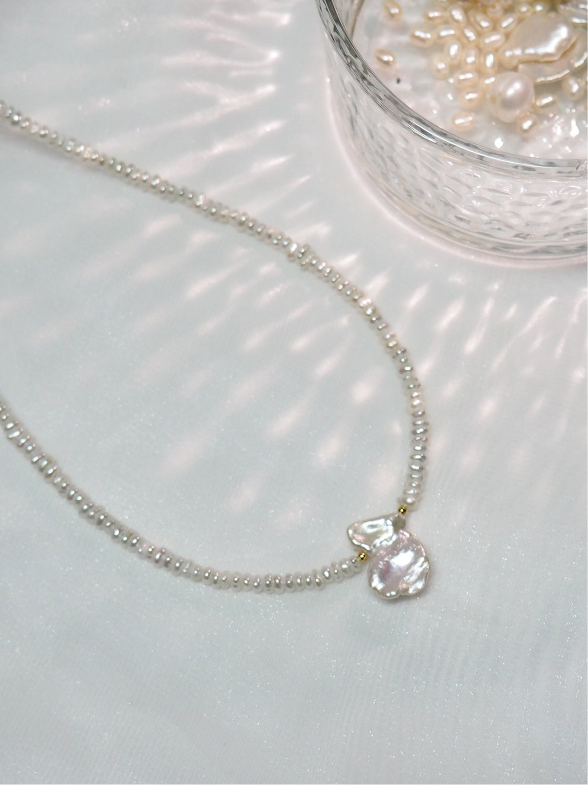 【巴洛克珍珠系列】天使之翼珍珠頸鏈