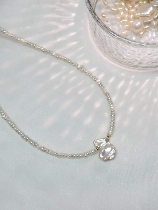 【巴洛克珍珠系列】天使之翼珍珠頸鏈