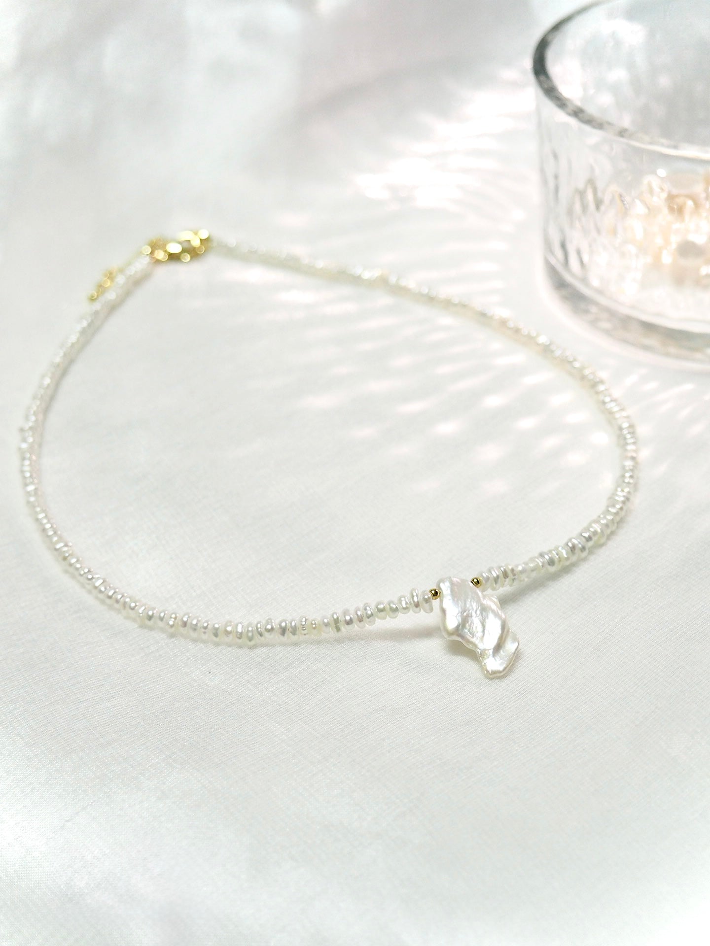 【巴洛克珍珠系列】天使之翼珍珠頸鏈