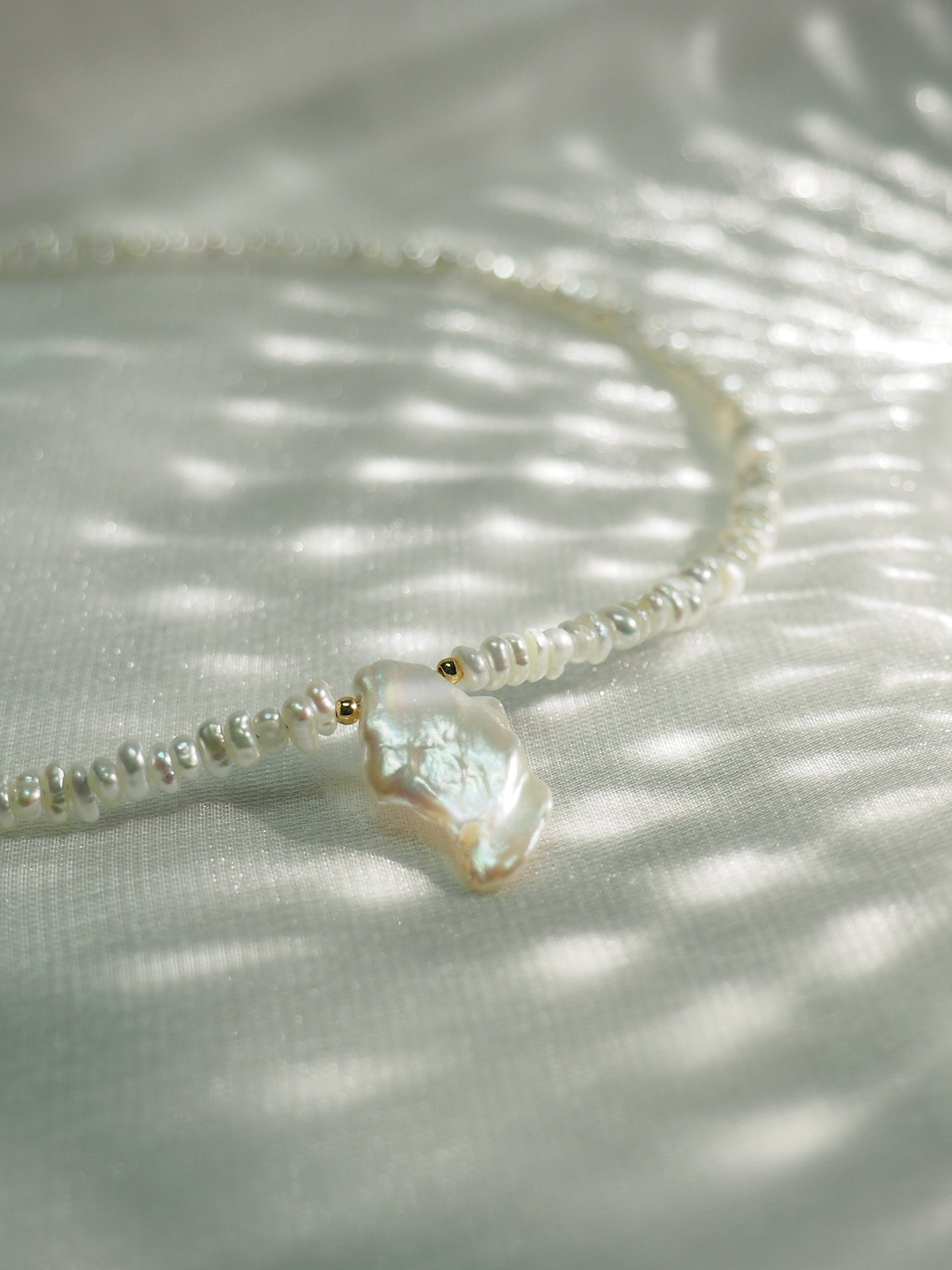 【巴洛克珍珠系列】天使之翼珍珠頸鏈