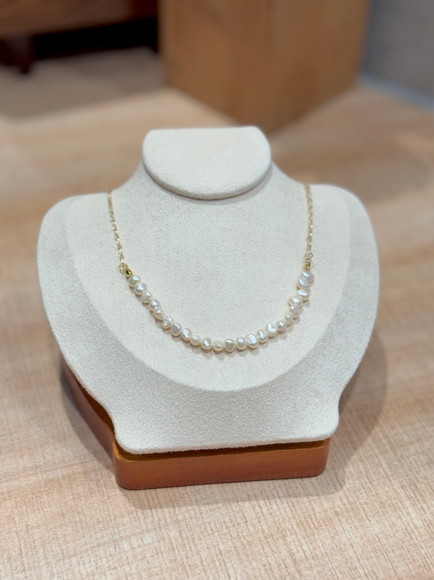 巴洛克珍珠微笑頸鏈