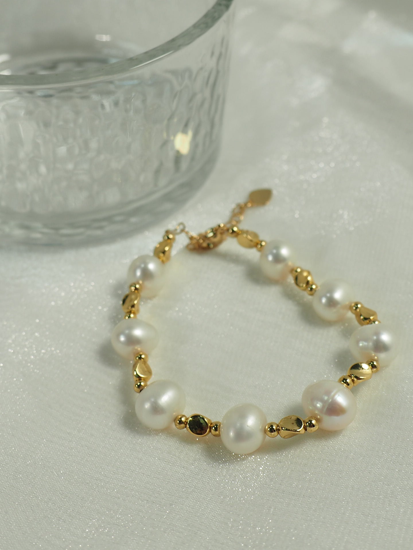 近圓愛迪生珍珠復古手鏈