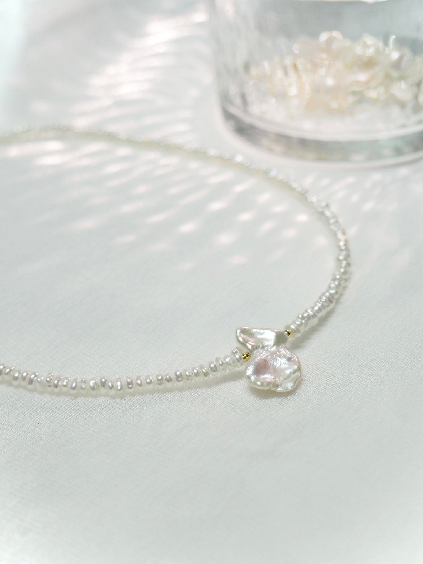 【巴洛克珍珠系列】天使之翼珍珠頸鏈