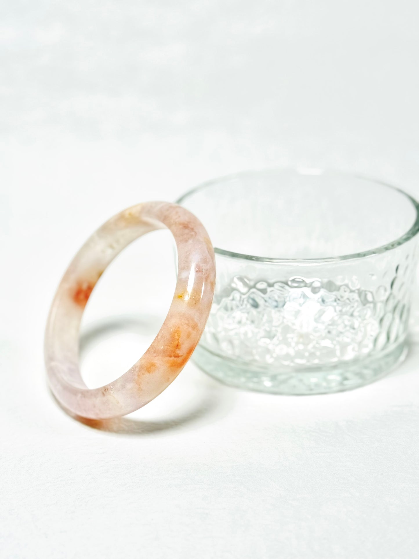 【錦鯉】水晶x瑪瑙共生手鈪 手鐲(59圈口)