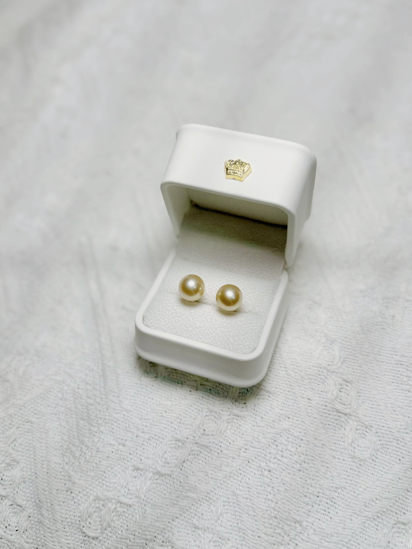 珍珠耳環-南洋金珠-金色珍珠-pearl earrings-south sea pearls-seawater pearls-natural earrings