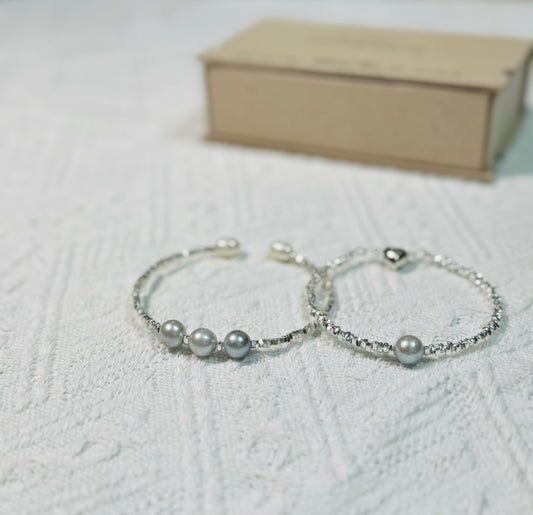 手環-真多麻珍珠-海水珍珠-akoya pearls-silver bracelet-pearl bracelet-sterling silver bracelet