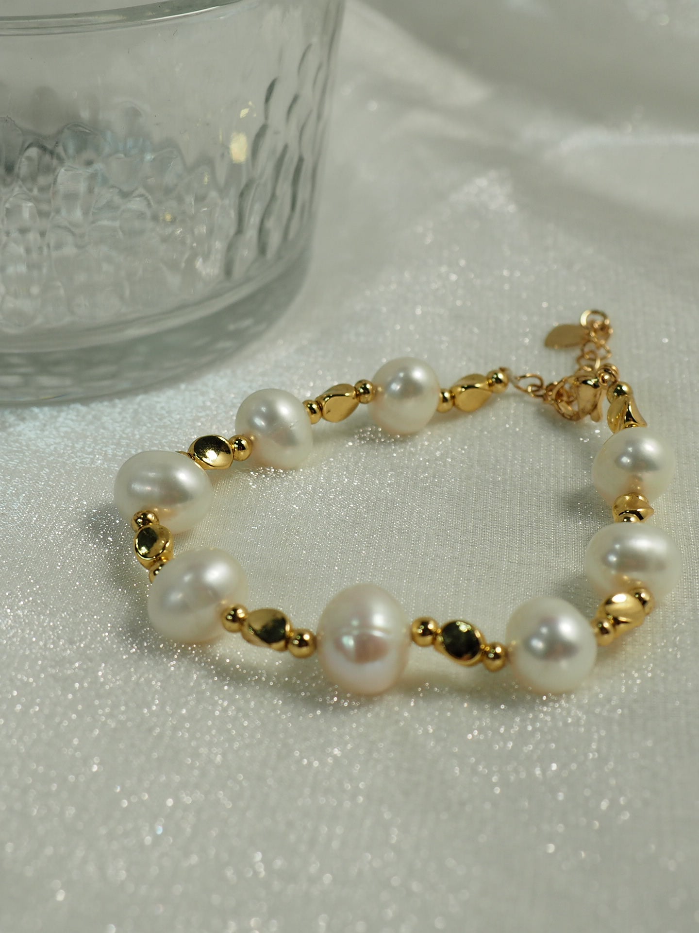 近圓愛迪生珍珠復古手鏈