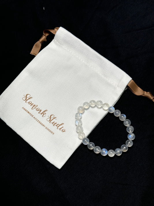 月光石-月光石手鏈-藍色月光石-moonstone-moonstone bracelet